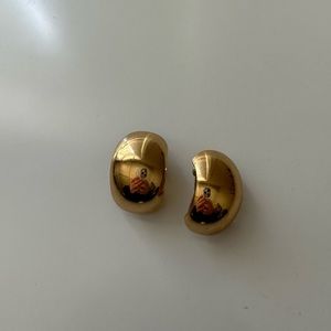 Vintage Christian Dior dome clip on earrings
